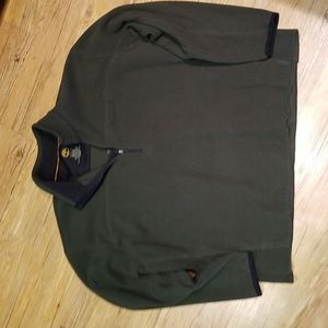 Timberland 1/4 zipper 2 pocketed pullover long sleeve sweatshirt